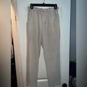 12th tribe corduroy pants cream